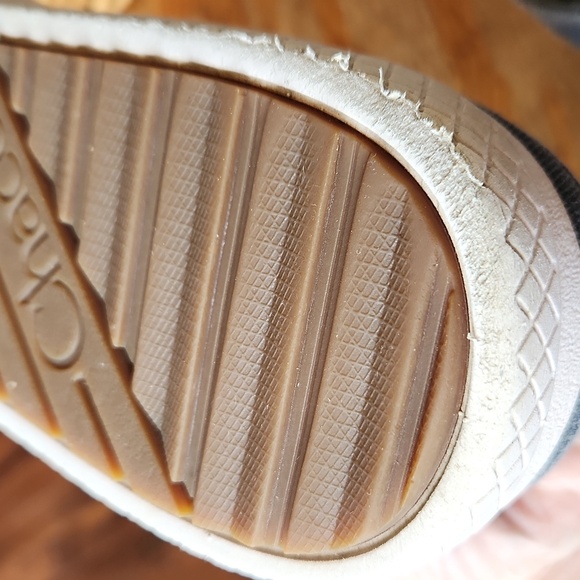 CHACO‎ Men’s Gray-bluish Canvas Slip-on Casual Loafer Shoes Sz 12 - Picture 16 of 16